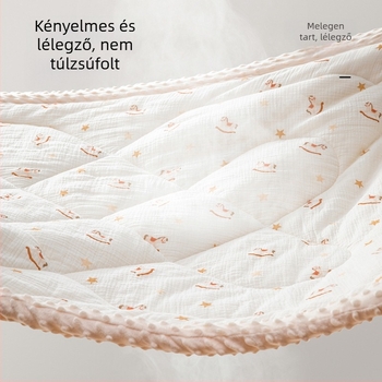 Gyerekek téli vastag pamut takaró alvásra óvodában és bölcsődében, 3–12 évesek, 500–800 g