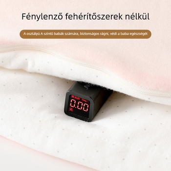 Újszülött részére 300 g 100% pamut takaró, töltet szintetikus rosttal, téli–ősz használatra, mintázat animációs