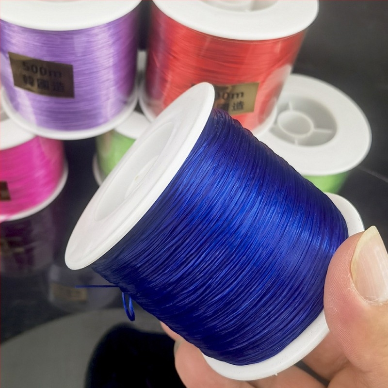Rugalmas gyöngyfűző zsinór DIY ékszerekhez, spandex anyag, környezetbarát gyártás, eredeti tervezés