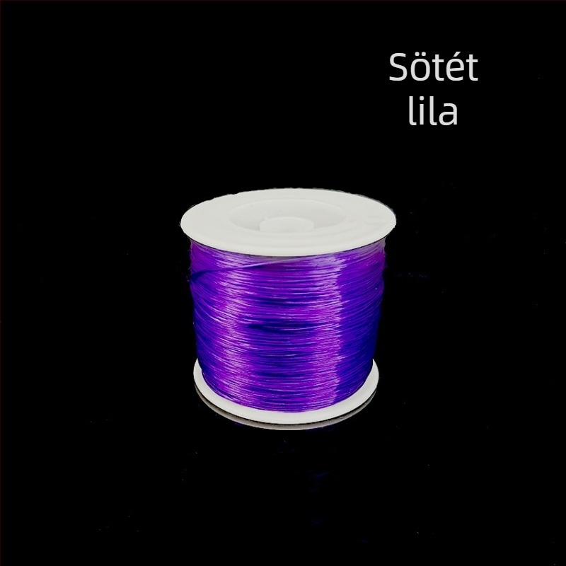 Rugalmas gyöngyfűző zsinór DIY ékszerekhez, spandex anyag, környezetbarát gyártás, eredeti tervezés
