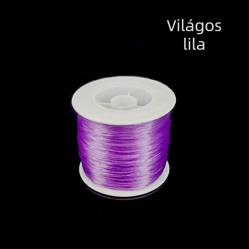 Rugalmas gyöngyfűző zsinór DIY ékszerekhez, spandex anyag, környezetbarát gyártás, eredeti tervezés