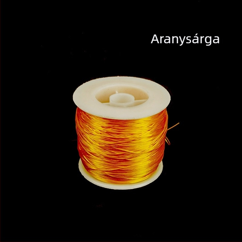 Rugalmas gyöngyfűző zsinór DIY ékszerekhez, spandex anyag, környezetbarát gyártás, eredeti tervezés