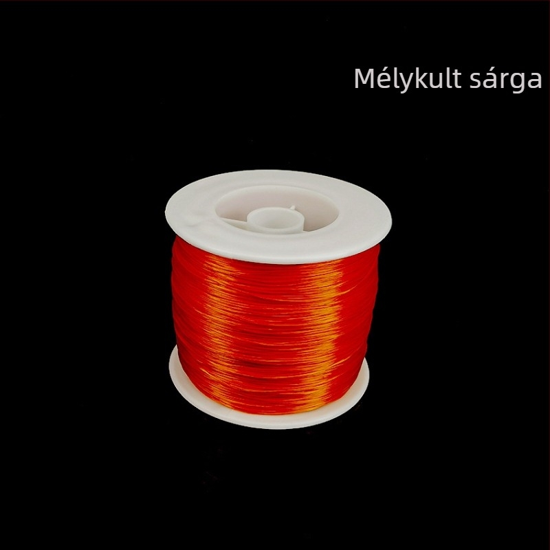 Rugalmas gyöngyfűző zsinór DIY ékszerekhez, spandex anyag, környezetbarát gyártás, eredeti tervezés