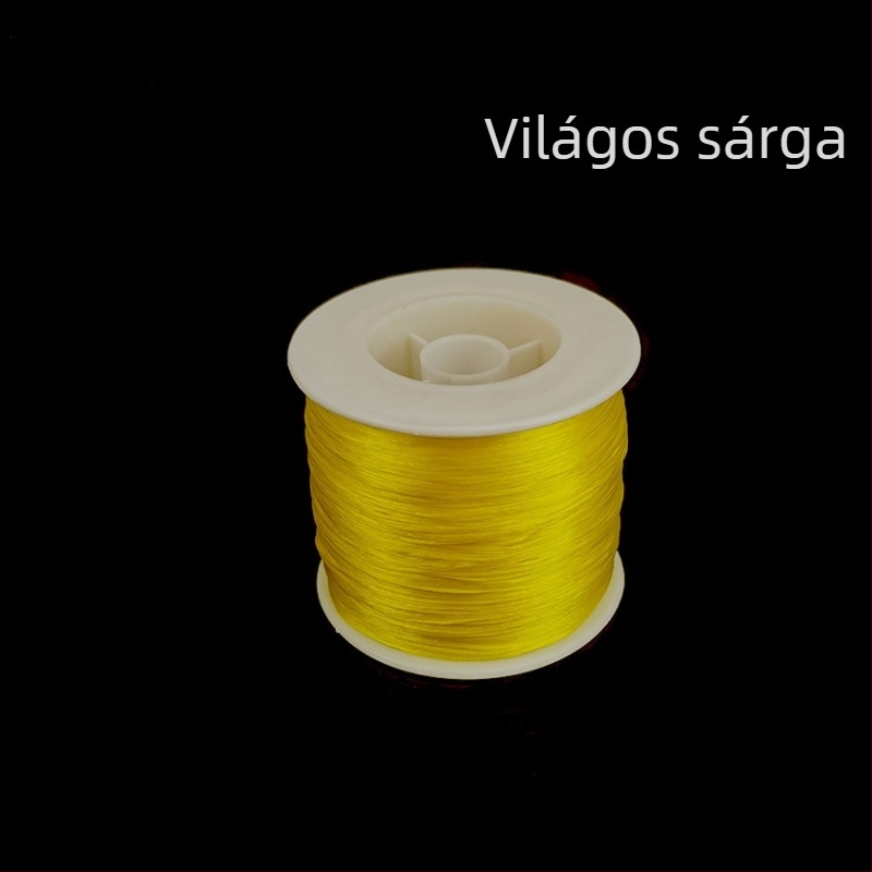 Rugalmas gyöngyfűző zsinór DIY ékszerekhez, spandex anyag, környezetbarát gyártás, eredeti tervezés