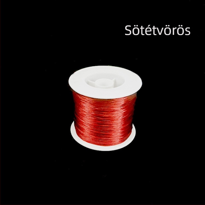 Rugalmas gyöngyfűző zsinór DIY ékszerekhez, spandex anyag, környezetbarát gyártás, eredeti tervezés