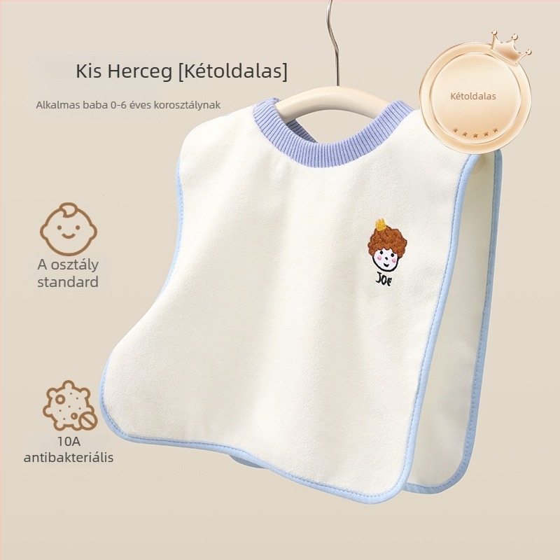 Drizzle Gyerekeknek Készített Mosókendő Vízálló Bavettel – Többfunkciós Törölköző (polyester, 150d, sík szövés, 80–100 g)