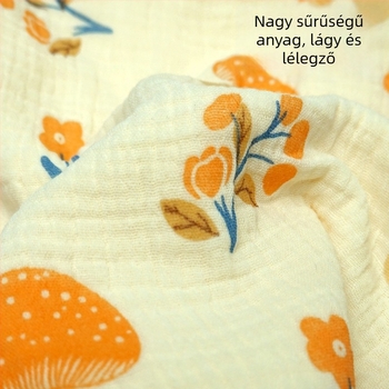 Gyerekek számára szájkendő — 100% pamut, vízálló és szennyeződésálló, minta rács/figurák, 3–8 éveseknek