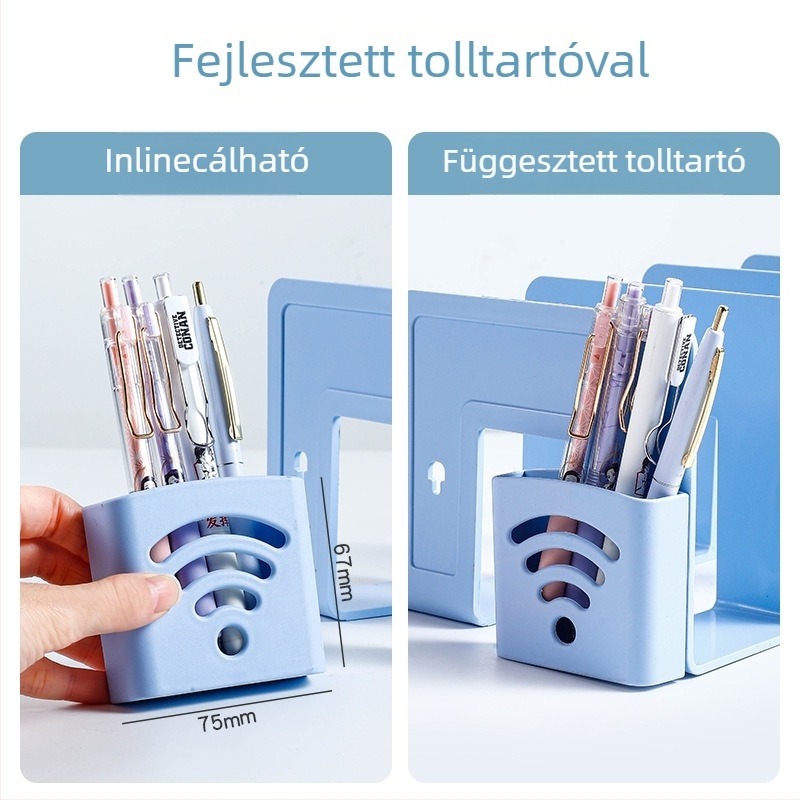 Hongfa 823 Műanyag asztali könyvtartó szeparátorral - Modell: 823, Anyag: Műanyag, Nettó tömeg: 320 g, Csomagolás: 72/30