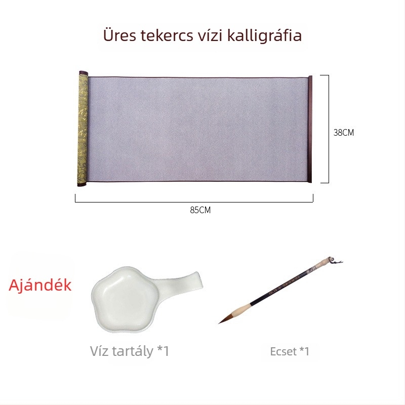 Weizhuang Vízírás Kaligráfia Készlet Kezdőknek — Üres karakterháló, rizspapír utánzat, akár 10 000-szer újrahasználható
