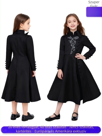 Boszorkány cosplay szoknya – poliészter és elasztán anyagból, nőknek, anime játék szerepjátékhoz, 2025 tél