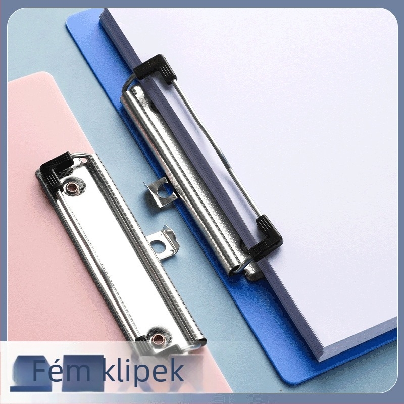 A4-es tábla klipe – Műanyag klipe, PP anyag, Modell 5316/5317, lemezvastagság 1,5 mm, A3-as papírhoz