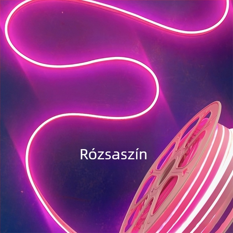 Neon LED-szalag 2835, 120 LED/m, IP65 vízálló, 8W, bemeneti feszültség 12-24-110-220V