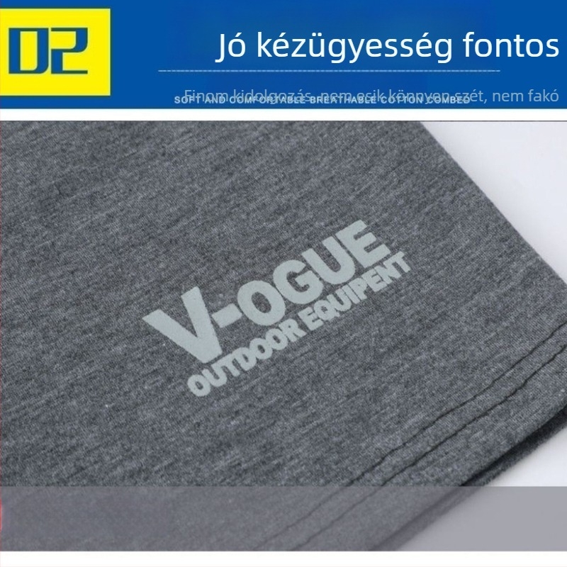 Férfi nyári rövidnadrág, gyorsan száradó kötött anyagból, laza szabás, 100% poliészter, egyenes szabás