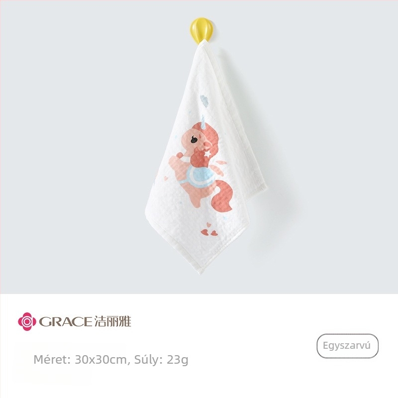 Baba géz törölköző (Anyag: géz; Tömeg: <50 g; Gyártási folyamat: nyomtatás; Testreszabás: Igen; Cél: Babáknak)