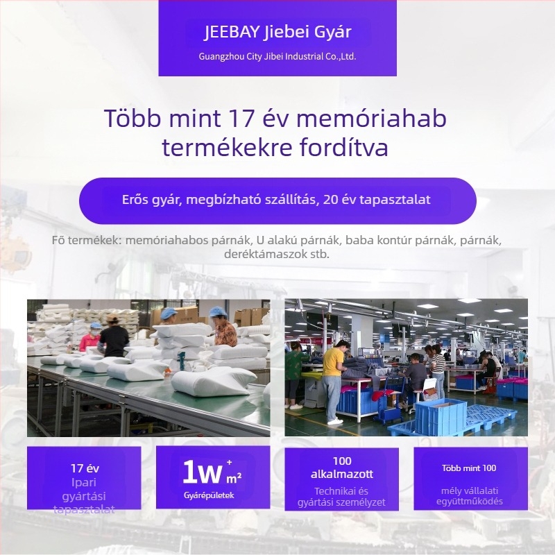 Memóriás habból készült pillangó alakú párna, nyaki gerinc védelmével, lassú visszaalakítás, nyomásmentes kialakítás, mély alváshoz.