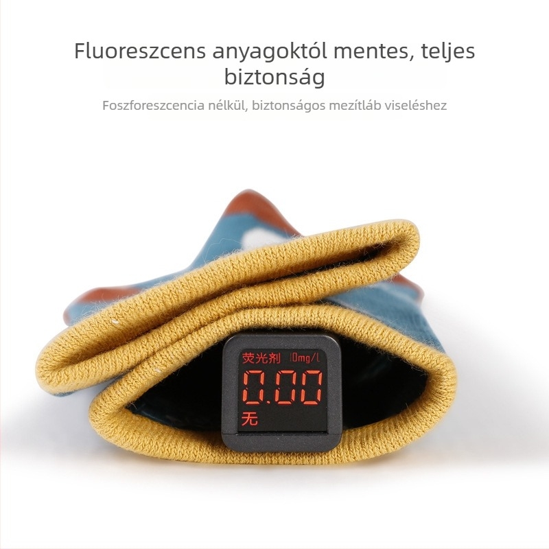 Xuwei Baba térdhosszú zokni, pamut, újszülött 0–1 éves, Jacquard kötés