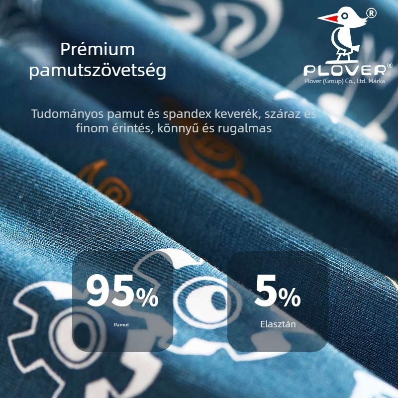 Férfi pamut boxeralsó, középső derekú, kötött anyag, 95-100% pamut, mintázat virágos vagy graffiti