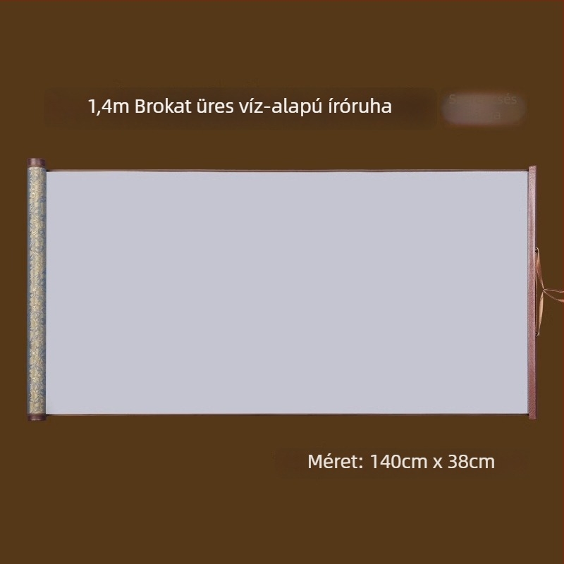 Tan yixuan Vízírás vászon kaligráfia és ecsetgyakorláshoz, rizs rács mintával, brokát dizájn, mosható