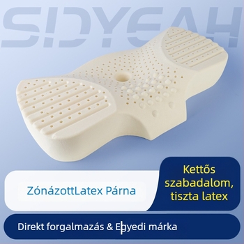 Steano latex párna pillangó alakú, természetes latex >90%, testreszabható feldolgozás, egész éves használatra felnőtteknek