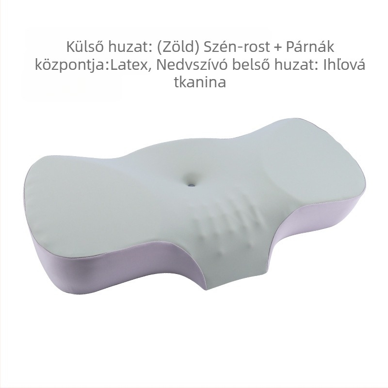 Steano latex párna pillangó alakú, természetes latex >90%, testreszabható feldolgozás, egész éves használatra felnőtteknek