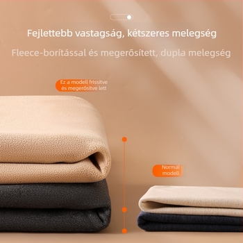 Férfi termikus mellény fleece béléssel, down-silk anyag, vastag 251–300 g/m², kerek nyakú