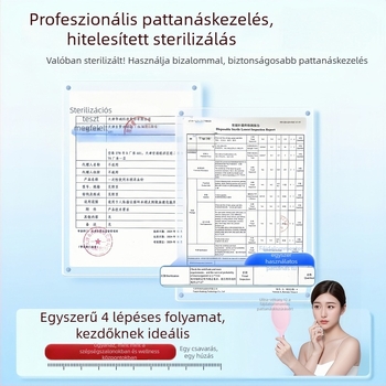 Egyszer használatos akne tű rozsdamentes acélból, comedo és mitesszer kezelésére (ultra vékony)