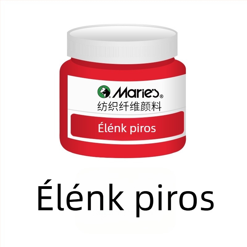 Textil pigmentfesték növényi pigmentekkel – 50 ml-es üvegben, vízálló, fakulásálló