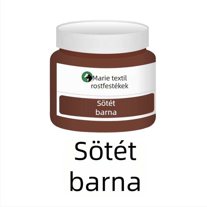 Textil pigmentfesték növényi pigmentekkel – 50 ml-es üvegben, vízálló, fakulásálló