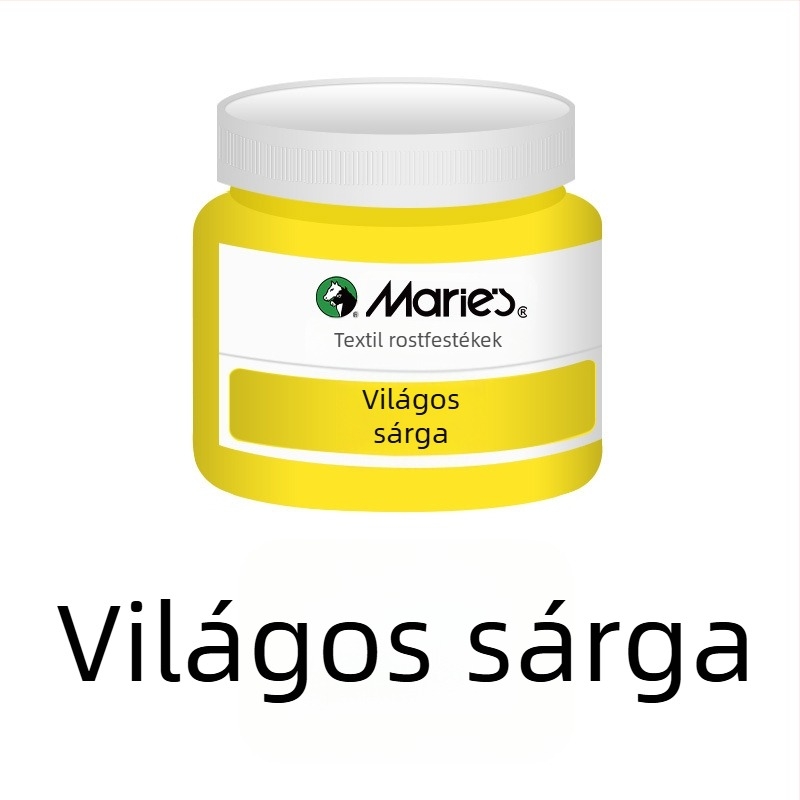 Textil pigmentfesték növényi pigmentekkel – 50 ml-es üvegben, vízálló, fakulásálló