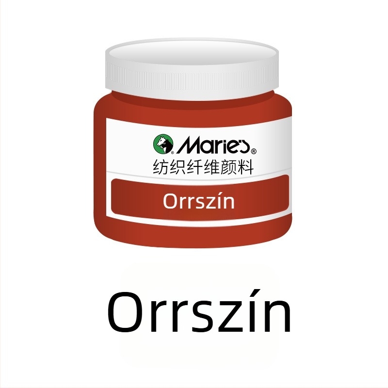 Textil pigmentfesték növényi pigmentekkel – 50 ml-es üvegben, vízálló, fakulásálló