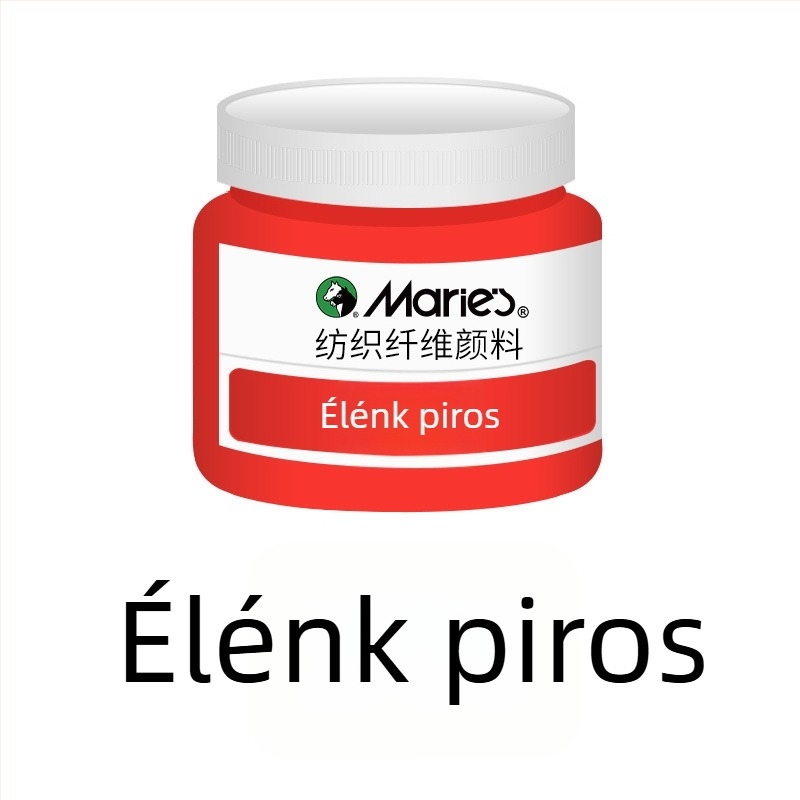 Textil pigmentfesték növényi pigmentekkel – 50 ml-es üvegben, vízálló, fakulásálló