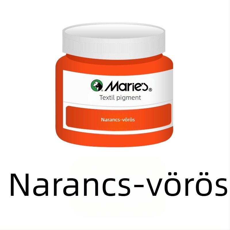 Textil pigmentfesték növényi pigmentekkel – 50 ml-es üvegben, vízálló, fakulásálló