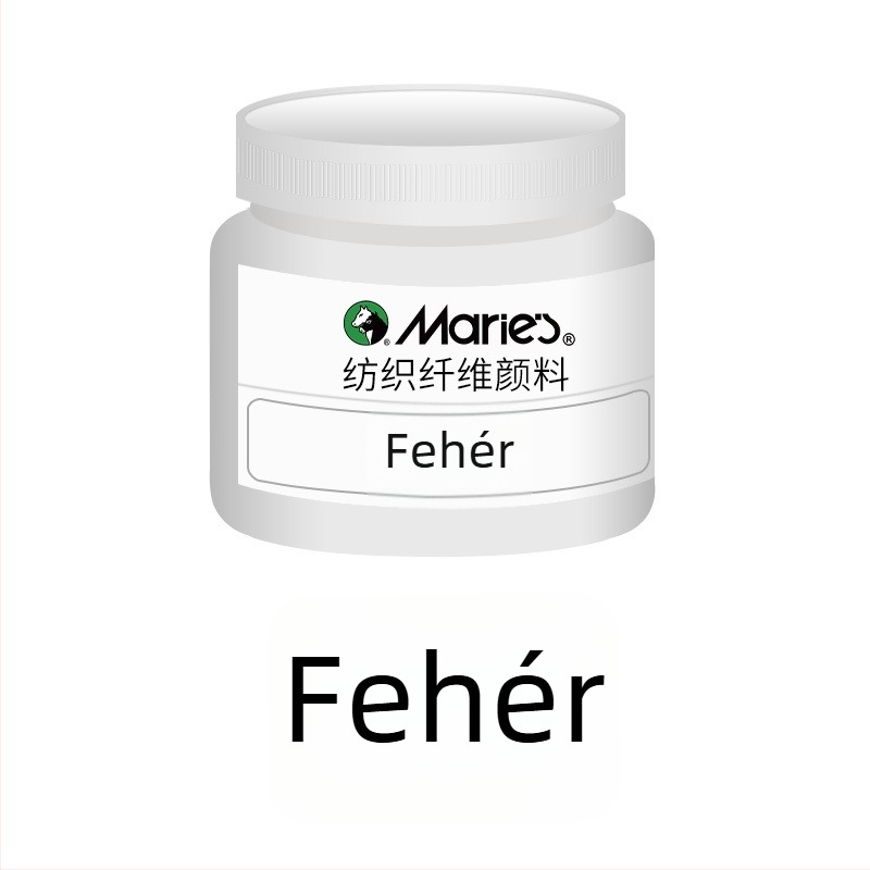 Textil pigmentfesték növényi pigmentekkel – 50 ml-es üvegben, vízálló, fakulásálló