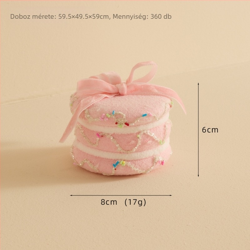 Karácsonyi hópehely medál lollipop pálcával, anyag Bubble, karácsonyi stílus, egyedi csomagolás