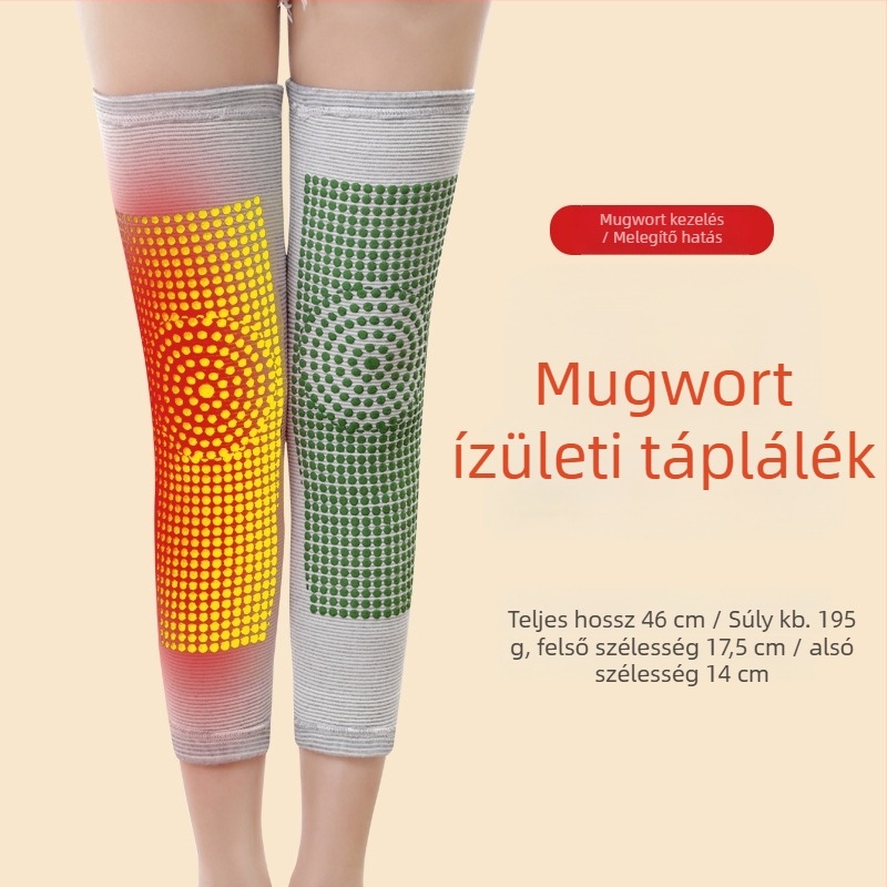 Térdmelegítő bandázs Mugworttal a melegítéshez és ízületi védelemhez — Ruiya, Felnőttek, Winter 2025
