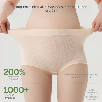 Anyasági fehérnemű antibakteriális modál anyagból, magas derekú, késői terhességre