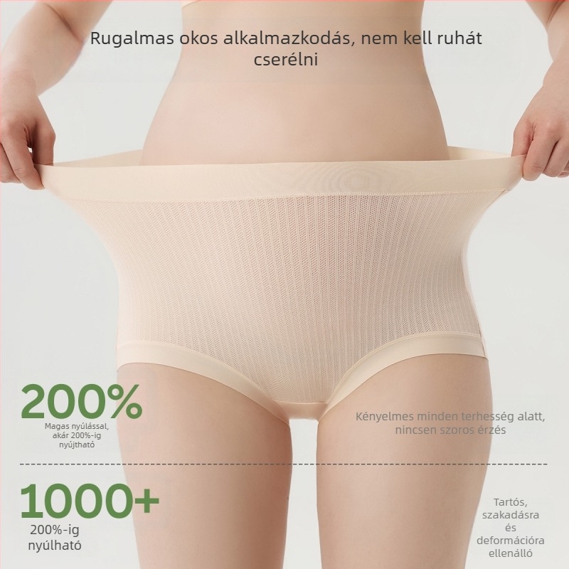 Anyasági fehérnemű antibakteriális modál anyagból, magas derekú, késői terhességre