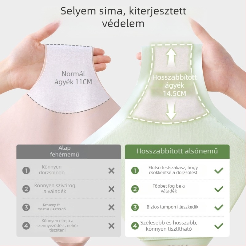 Anyasági fehérnemű antibakteriális modál anyagból, magas derekú, késői terhességre