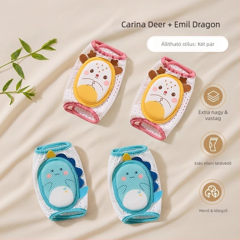 Beptides bébi térdvédők járáshoz és mászáshoz – esés elleni védőkészlet, őszi-téli 2025