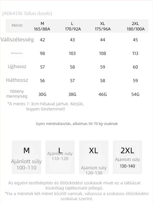 Női téli toll mellény, karcsú szabás, töltet kacsa toll, közepes vastagság, poliészter anyag, hossz 50–65 cm