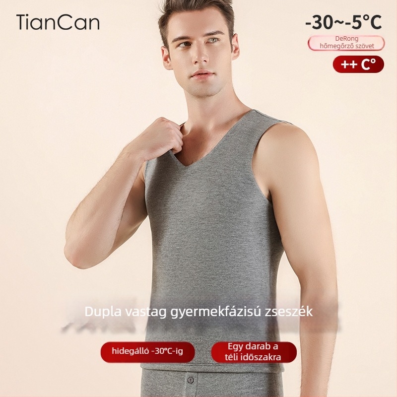 Hővisszatartó mellény fűtéssel és antimikrobiális tulajdonságokkal, dupla rétegű poliészter