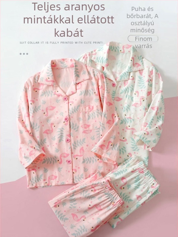 Gyerekeknek szóló Lycra-pamut pizsama készlet, uniszex, minden évszakra, hosszú ujjú felső és hosszú nadrág, 95% pamut, lélegző, antibakteriális, nedvességelvezető