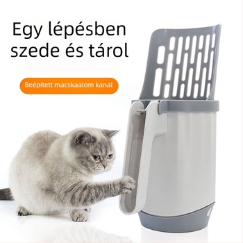 Bobin integrált macska almotál lapátkészlet, PP anyag