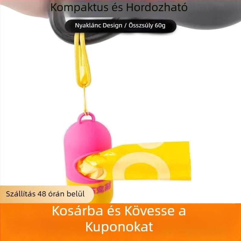 Wan Chong Nai – Kutya ürülék zacskók, degradálható HDPE, 1 doboz, sétáltatáshoz