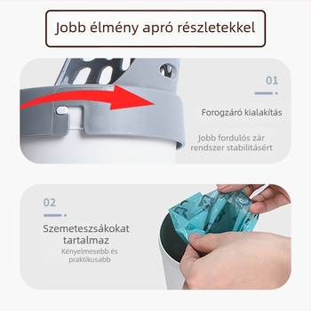 Macskaalomhoz integrált lapát zacskókészlettel – PP anyag, univerzális macskáknak és kutyáknak, Peyton/PEID márka