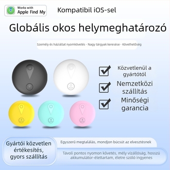 F18 iOS GPS-helymeghatározó – sokoldalú nyomkövető háziállatoknak, idős személyeknek, gyerekeknek és értéktárgyaknak; globális helymeghatározás, útvonal navigáció, veszteségi értesítés, 240 mAh akkumulátor