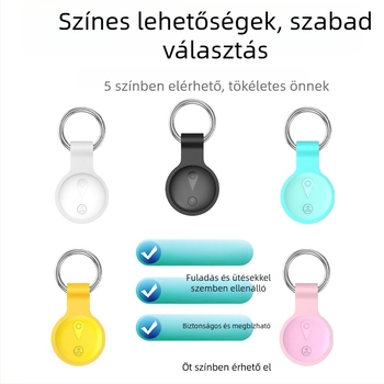 F18 iOS GPS-helymeghatározó – sokoldalú nyomkövető háziállatoknak, idős személyeknek, gyerekeknek és értéktárgyaknak; globális helymeghatározás, útvonal navigáció, veszteségi értesítés, 240 mAh akkumulátor