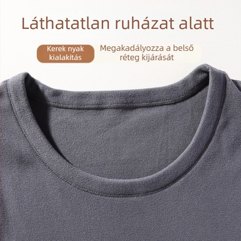 Férfi termosz mellény kettős oldalú fleecével, 201–250 g/m² vastagság, környakú, pulóver stílusú, egyrétegű, poliészter 90–95%