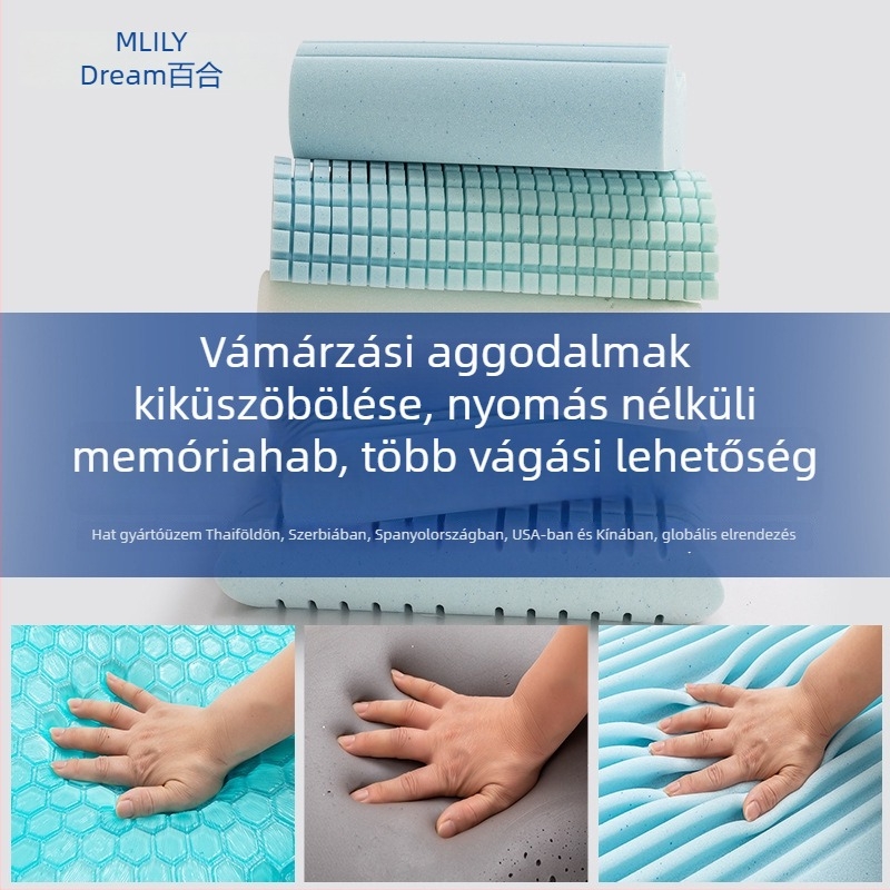 Memóriahabos párna, hullámos alakú, általános használatra