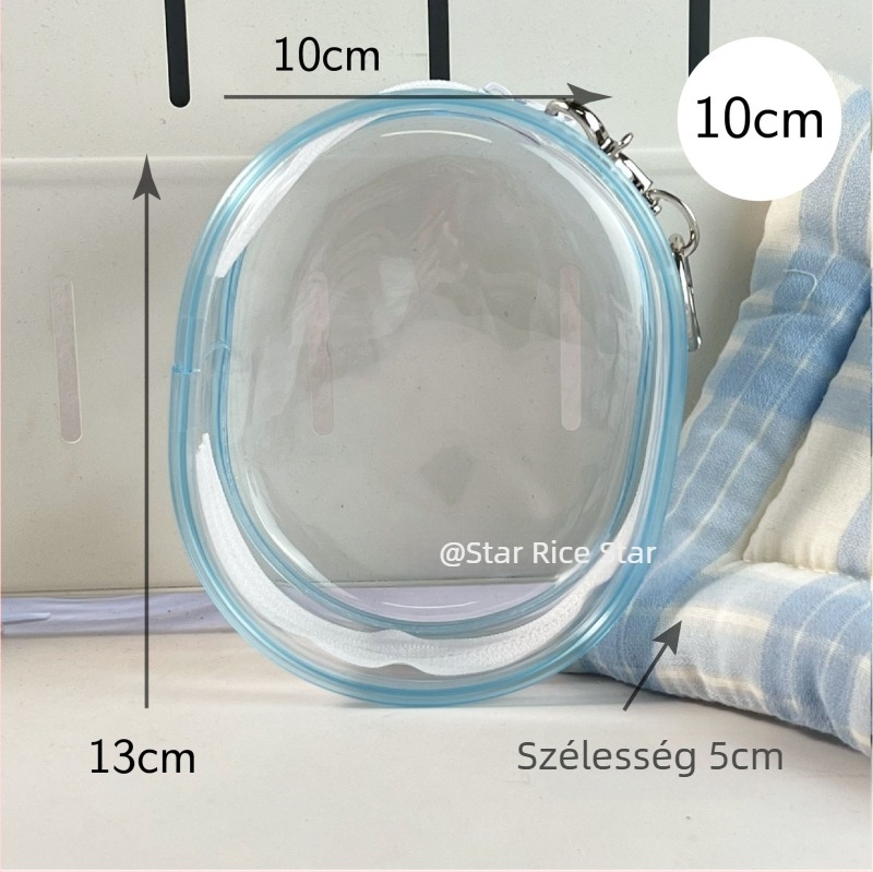 Chiikawa plüss baba védőtok, hengeres PVC tok, többfunkciós használat utazásokhoz és asztali tároláshoz.